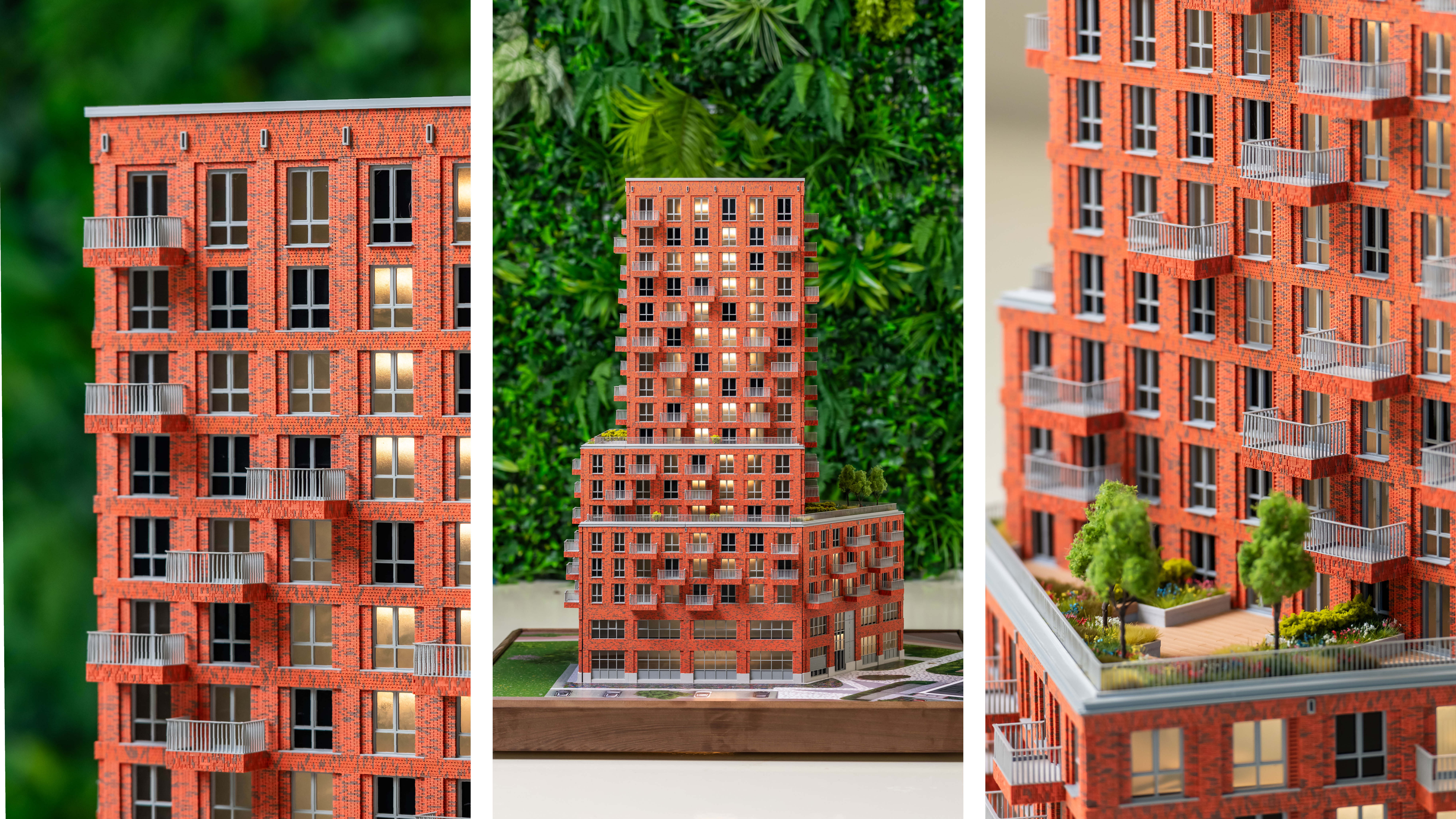 Full color 3D print maquette Nuvastgoed2
